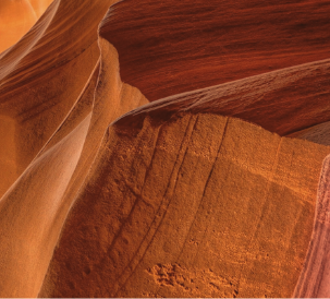 red and orange desert rocks